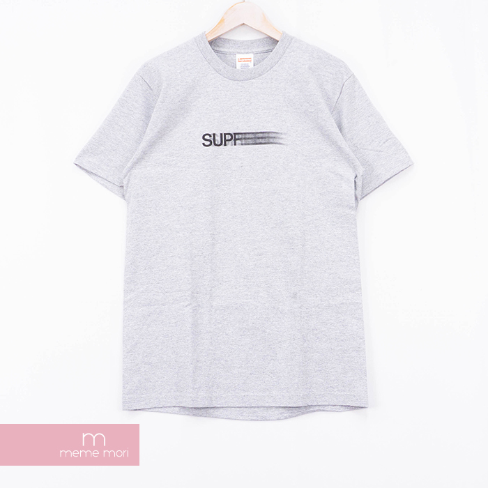 Tシャツ/カットソー(半袖/袖なし)Supreme 16SS Motion Logo Tee グレー