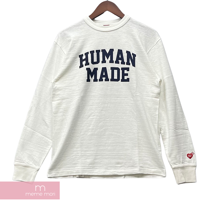 新品 ヒューマンメイド HUMAN MADE Tシャツ ロンT ホワイト L